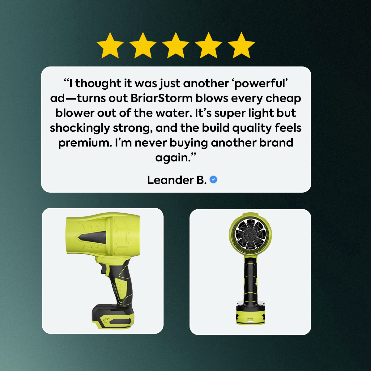 Turbo Jet Fan Leaf Blower 2.0