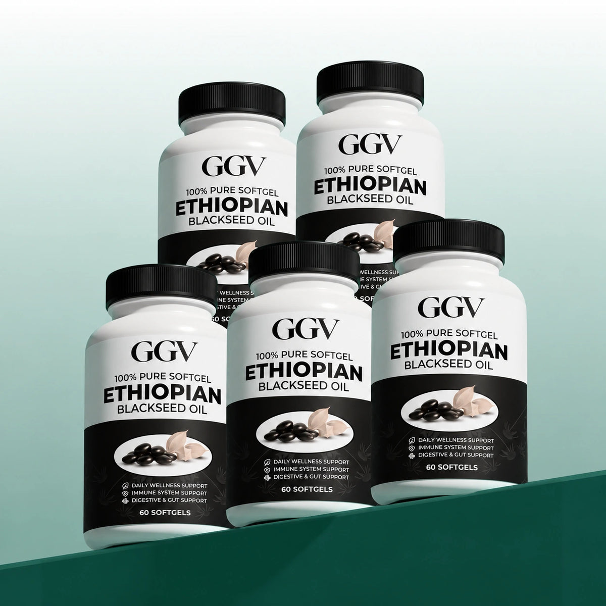 GGV Ethiopian Black Seed Oil Softgels - 60 Count