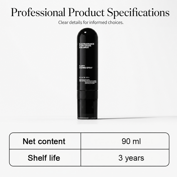 90ml Fluffy Hair Shaping Spray, Long‑Lasting Volumizing Mist with Sweet Peach Fragrance
