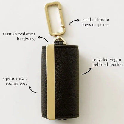 👜✨Foldable Keychain Shopping Bag, Eco Reusable Tote