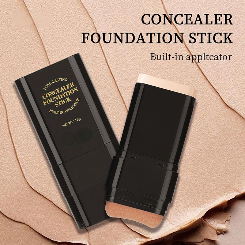 Foundation Concealer Stick Double-Ended Brush