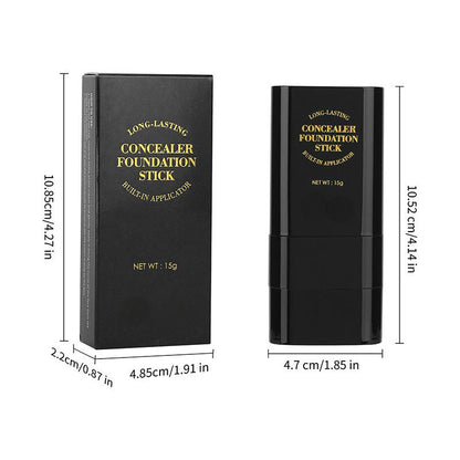 Foundation Concealer Stick Double-Ended Brush