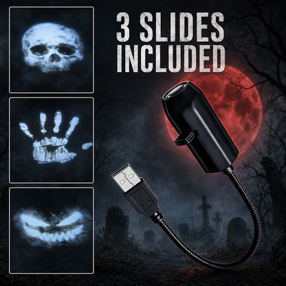 Plug-and-Play HD Halloween Horror Projector