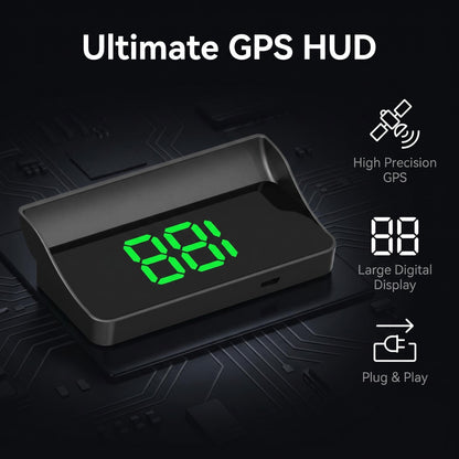 Head Up Display Car GPS Digital Speedometer