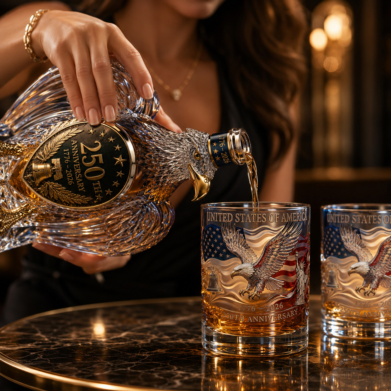 250 Years of American Spirit Commemorative Bottle