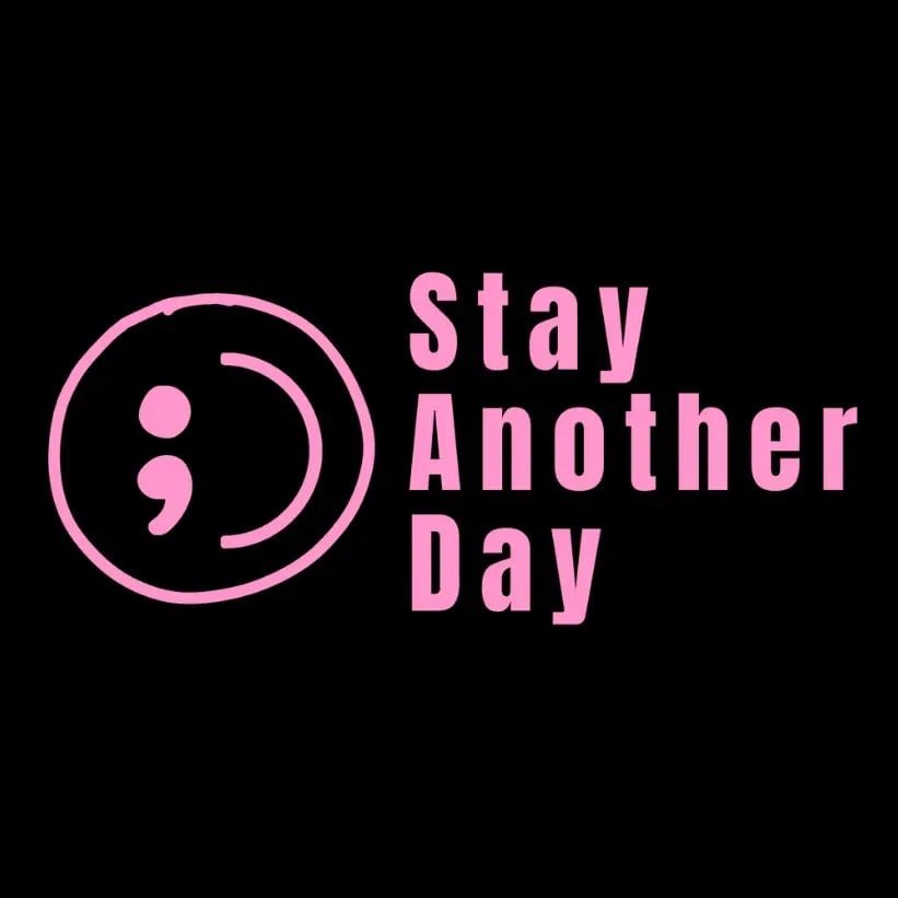 Share Pack SAD Mental Health Awareness Car Decal, 5 Pcs