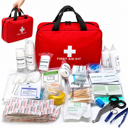 🆘160Piece Waterproof First Aid Kit for Emergencies