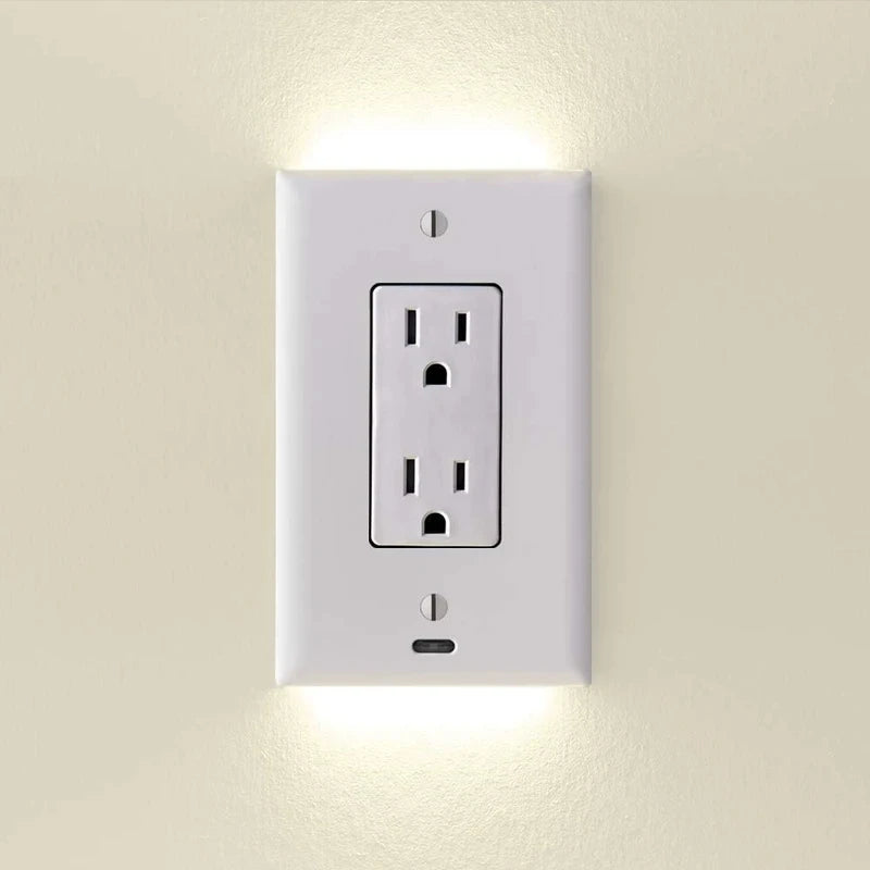 Lighting Outlet Led Outlet Cover with Integrated LED Night Light – Ggvbeauty