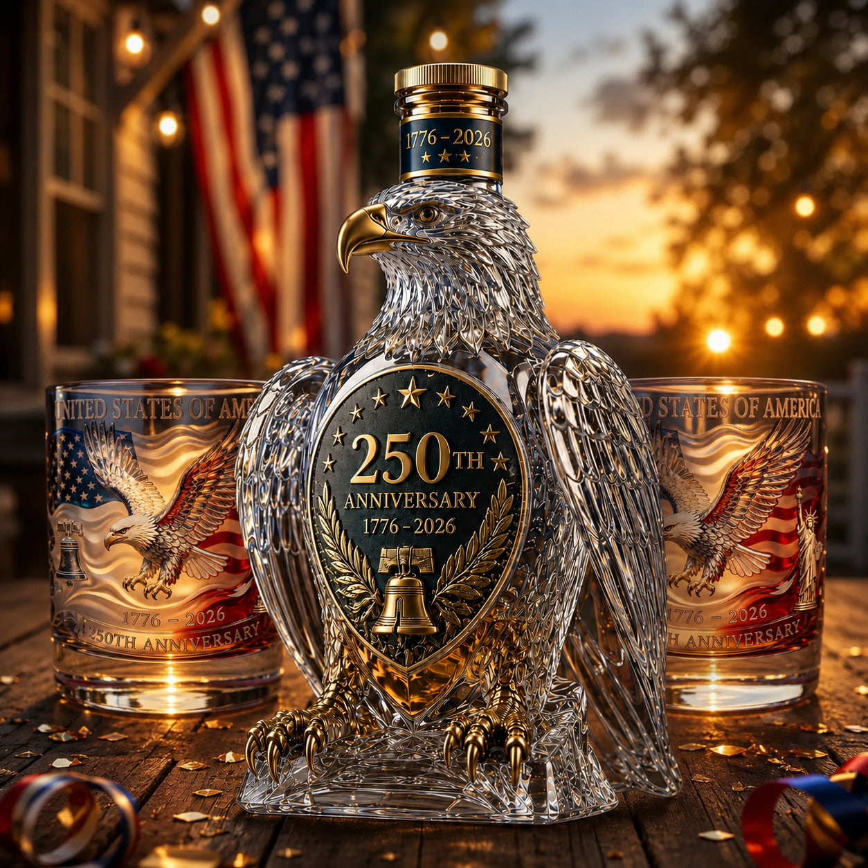 250 Years of American Spirit Commemorative Bottle