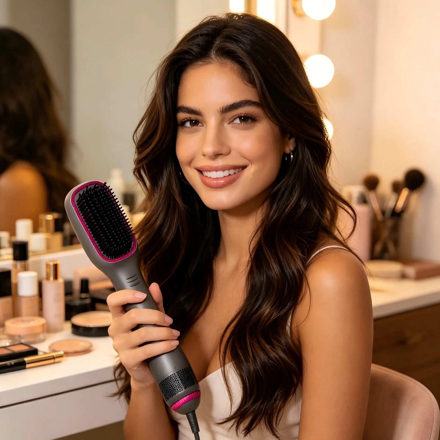 One-Step Hair Dryer & Styler Brush