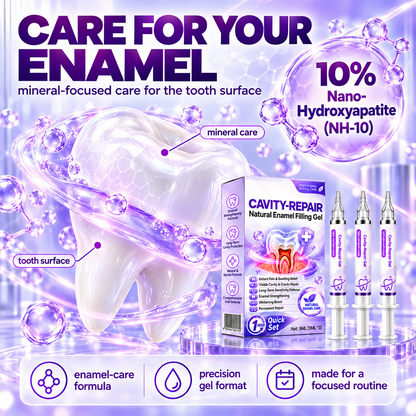 Naturally Repair Damaged Enamel and Whiten Teeth