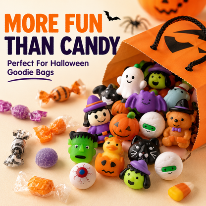 🎃Halloween Mochi Squishy Toys – Cute Sensory Party Favors & Goodie Bag Fillers