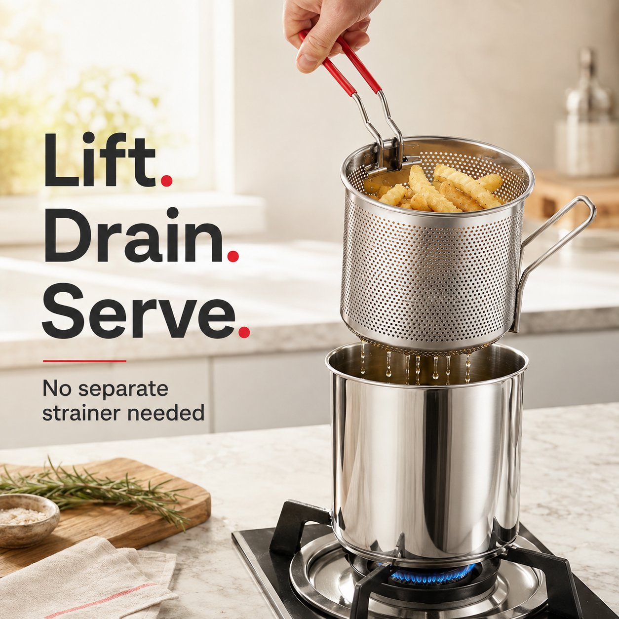 🍟 Personal Mini Deep Fryer Set