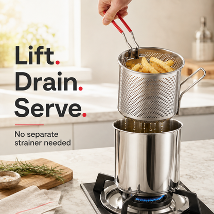 🍟 Personal Mini Deep Fryer Set