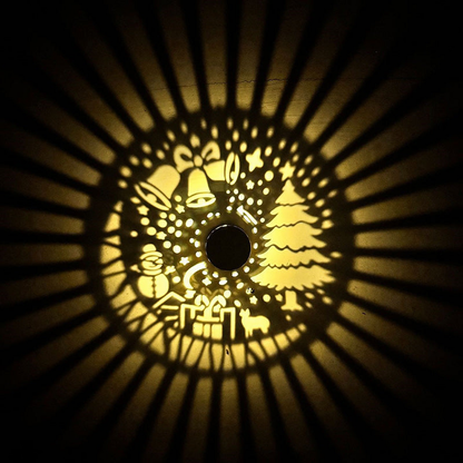 ☀️ Decorative Wall Light: Festive Light Patterns, IP65, Auto-On At Night