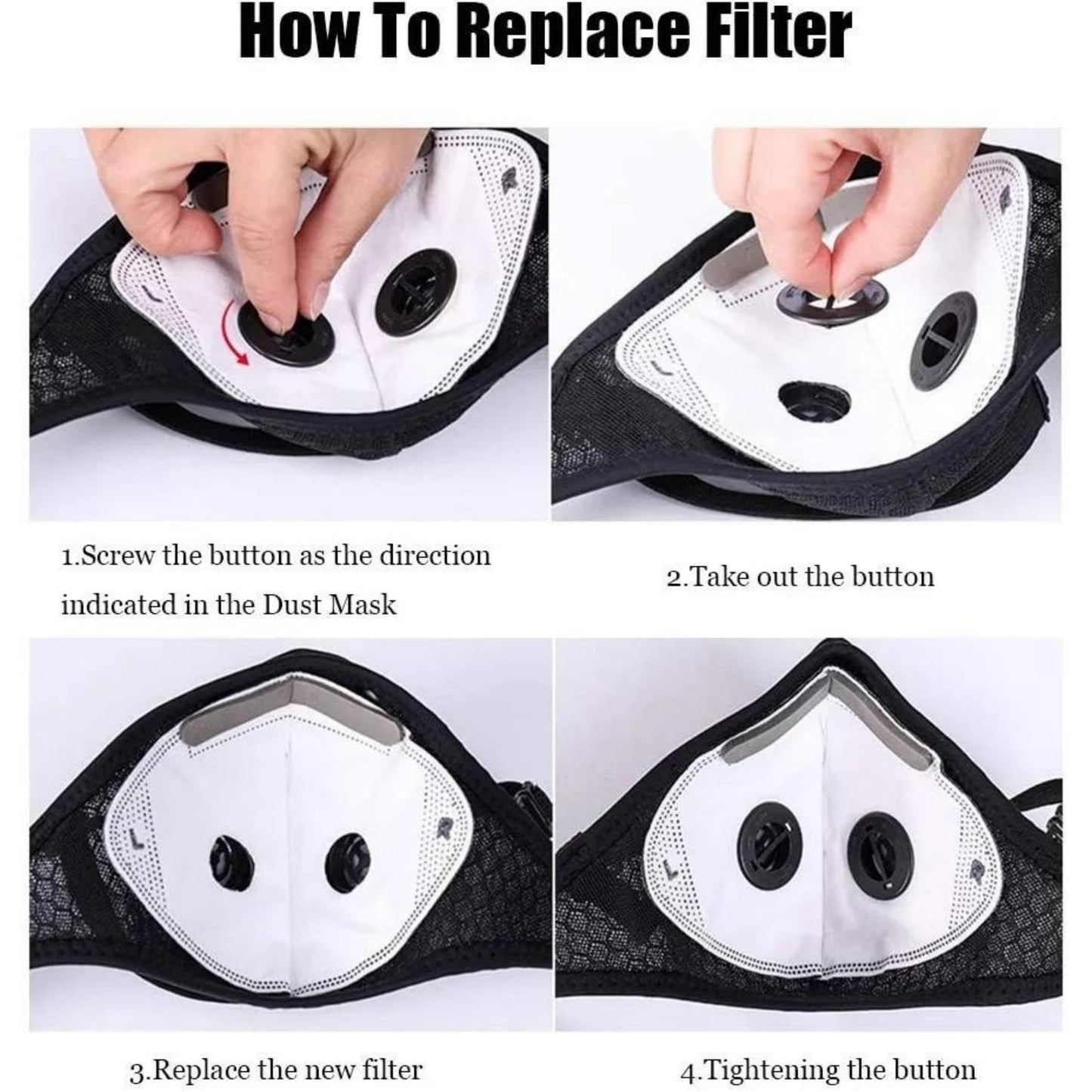 Reusable Carbon Filter Dust Mask