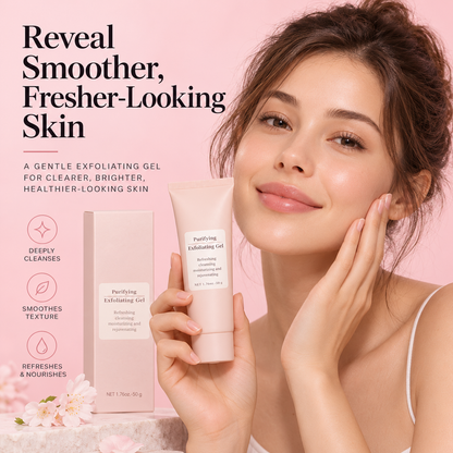 Gentle Facial & Body Exfoliating Gel for Skin Refreshing