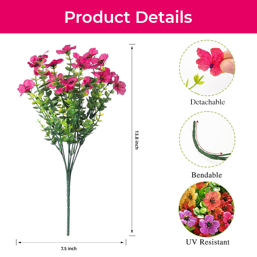 🔥Last Day 50% OFF🔥Realistic UV-Resistant Outdoor Flowers – Zero Maintenance