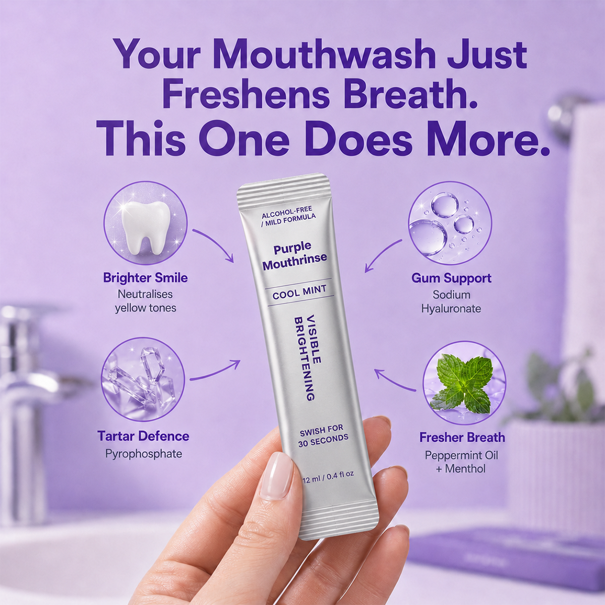 Purple Mouthwash