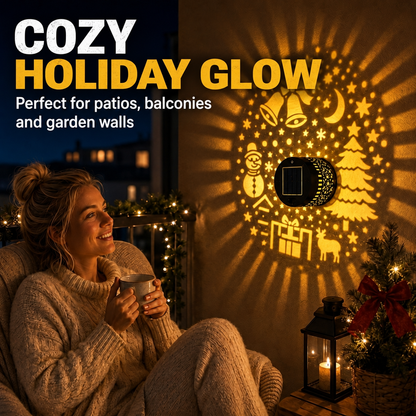 ☀️ Decorative Wall Light: Festive Light Patterns, IP65, Auto-On At Night
