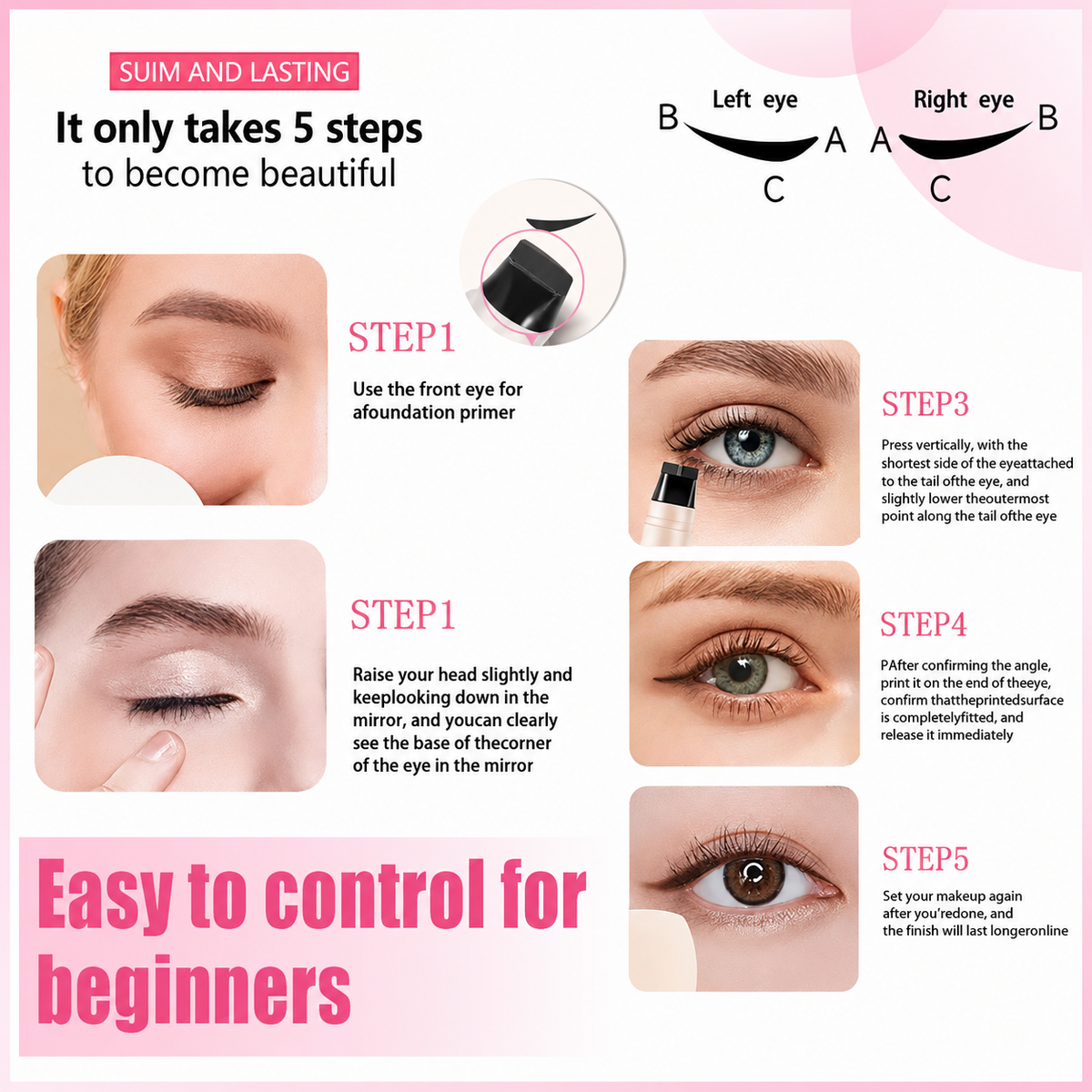 Rotating Eyeliner Stamp Pen