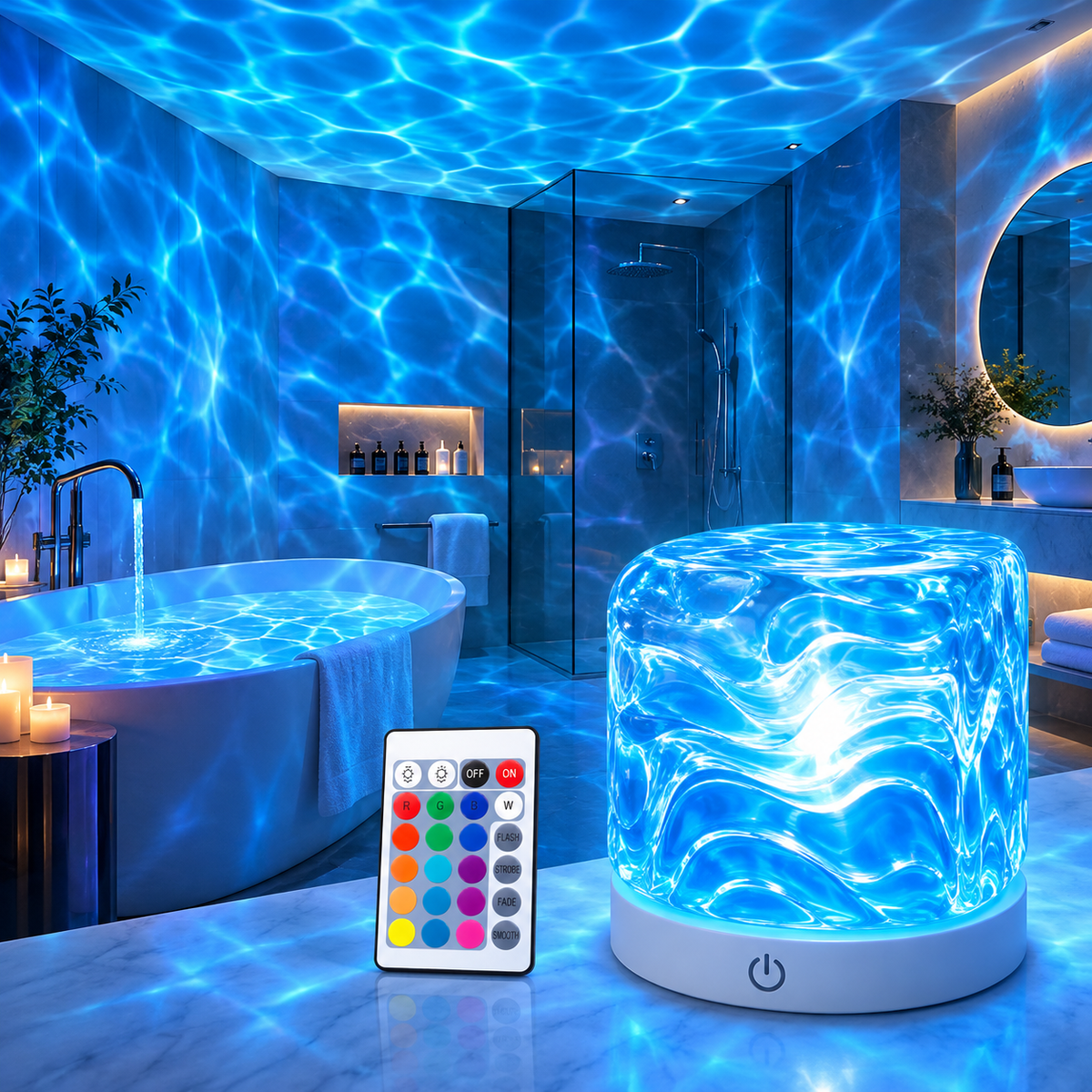 16 Color Changeable Ocean Wave Projector Light