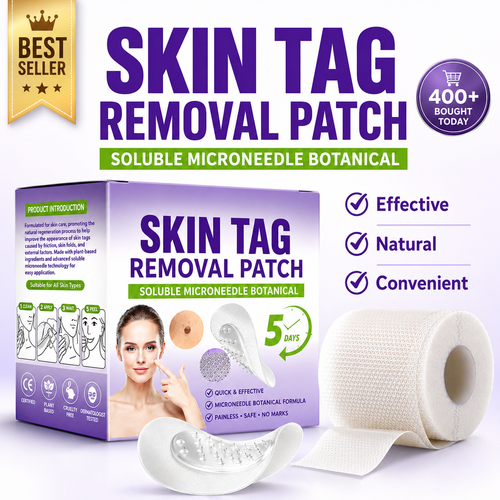 MicroNeedle Botanic Skin Tag Removal Patch