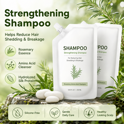 Strengthening Shampoo for Reducing Hair Shedding & Breakage