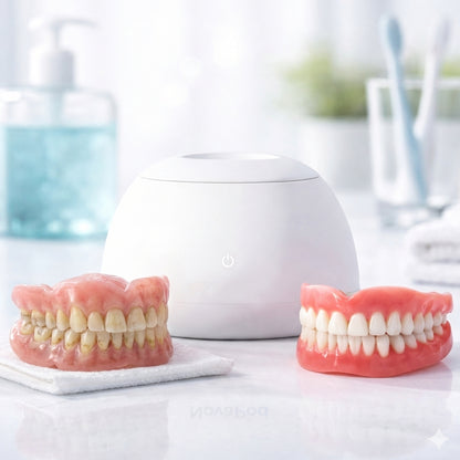 GGVbeauty Portable Ultrasonic Denture Cleaner