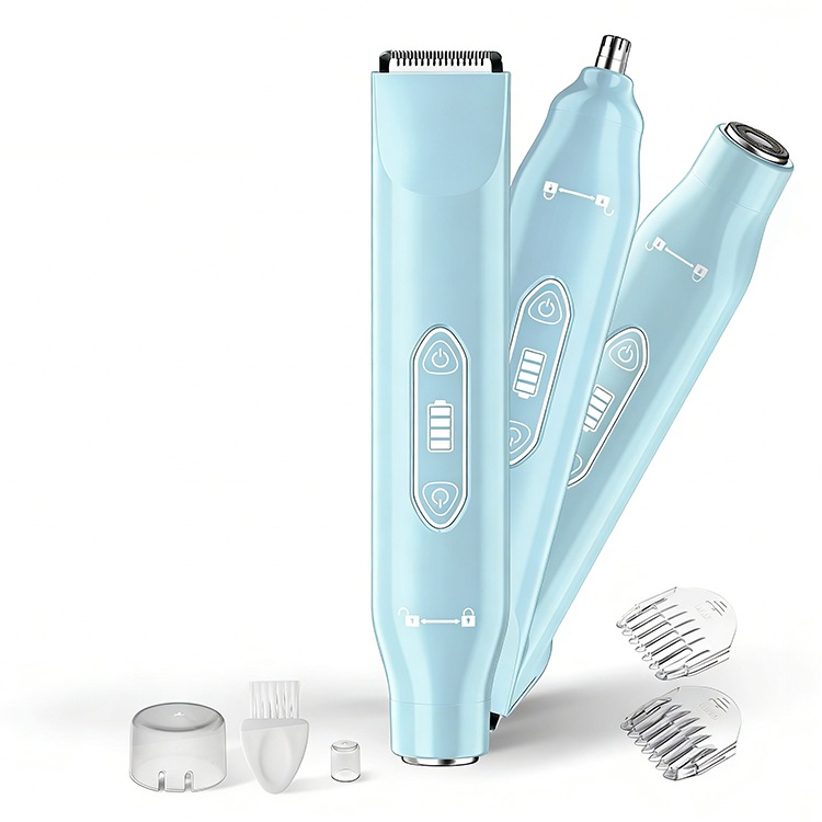 Electric Hair Trimmer for Men & Women – Dual Heads, Waterproof, Replaceable Blades