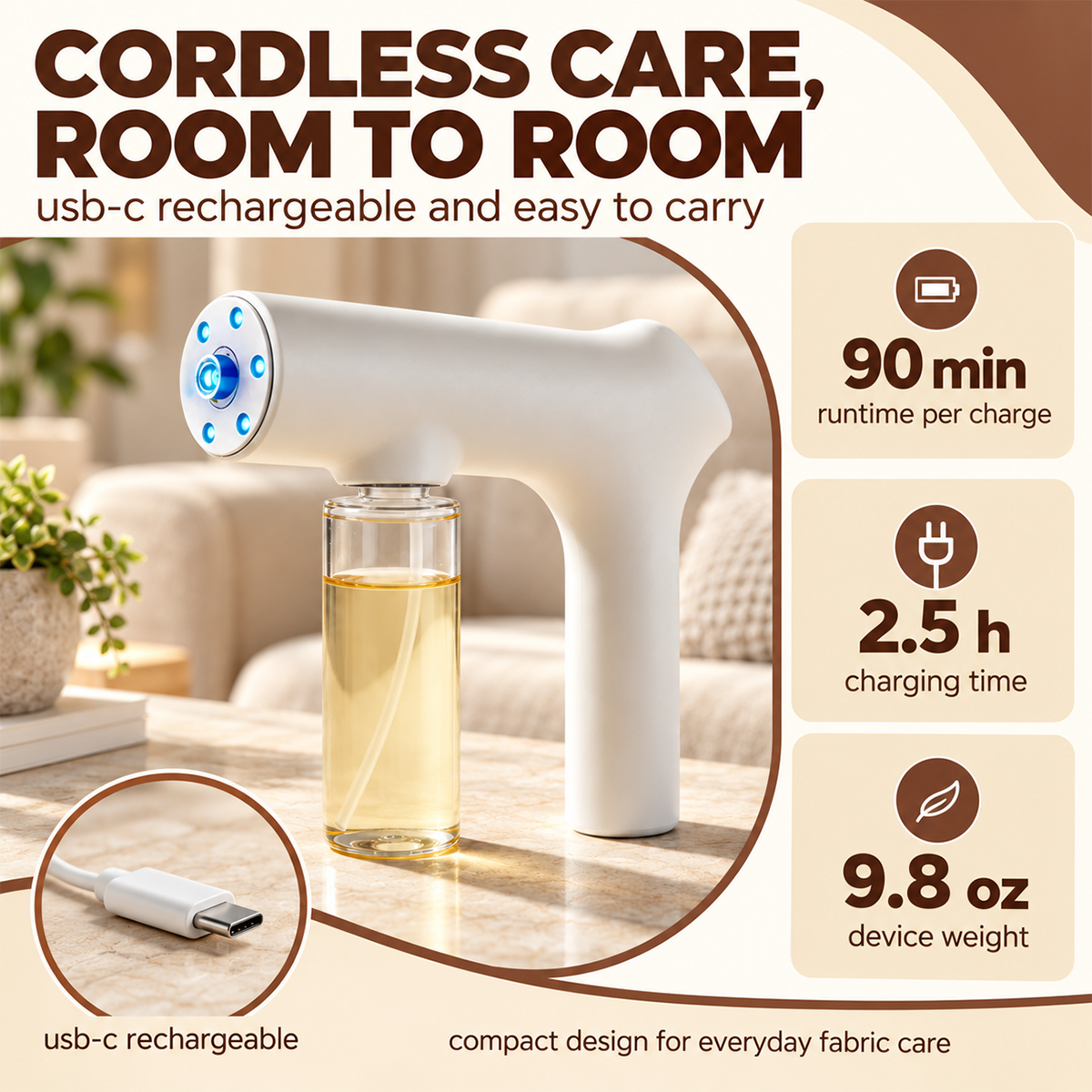Enzyme Mist Fogger for Odor Treatment