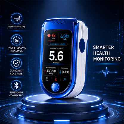 ⚕️ Non-Invasive Daily Health Tracker | 💧 Needle-Free Wellness Trend Monitoring Device