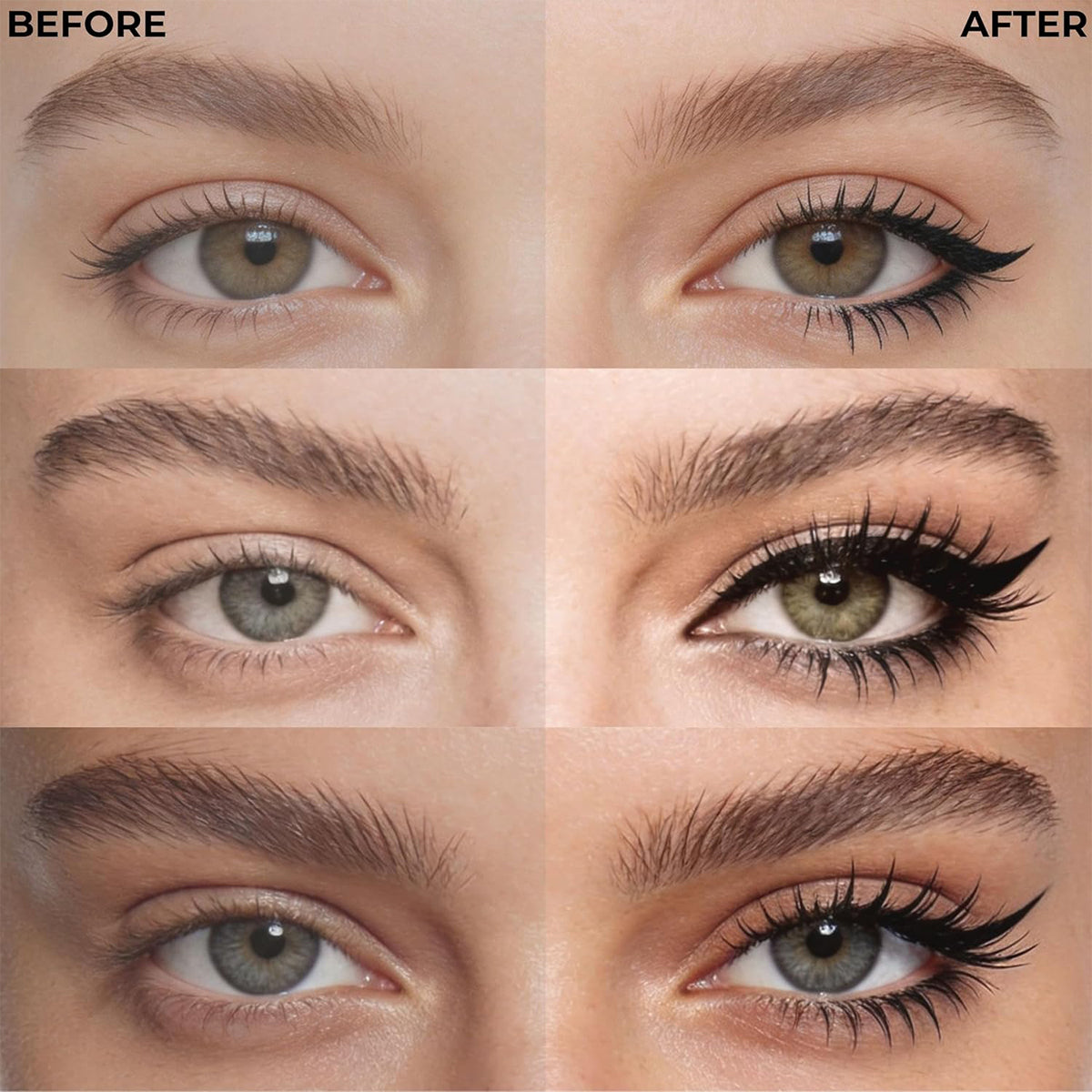 3‑in‑1 Lower Lash, Eyeliner & Beauty Mark Stamp Kit, Portable Makeup Tool