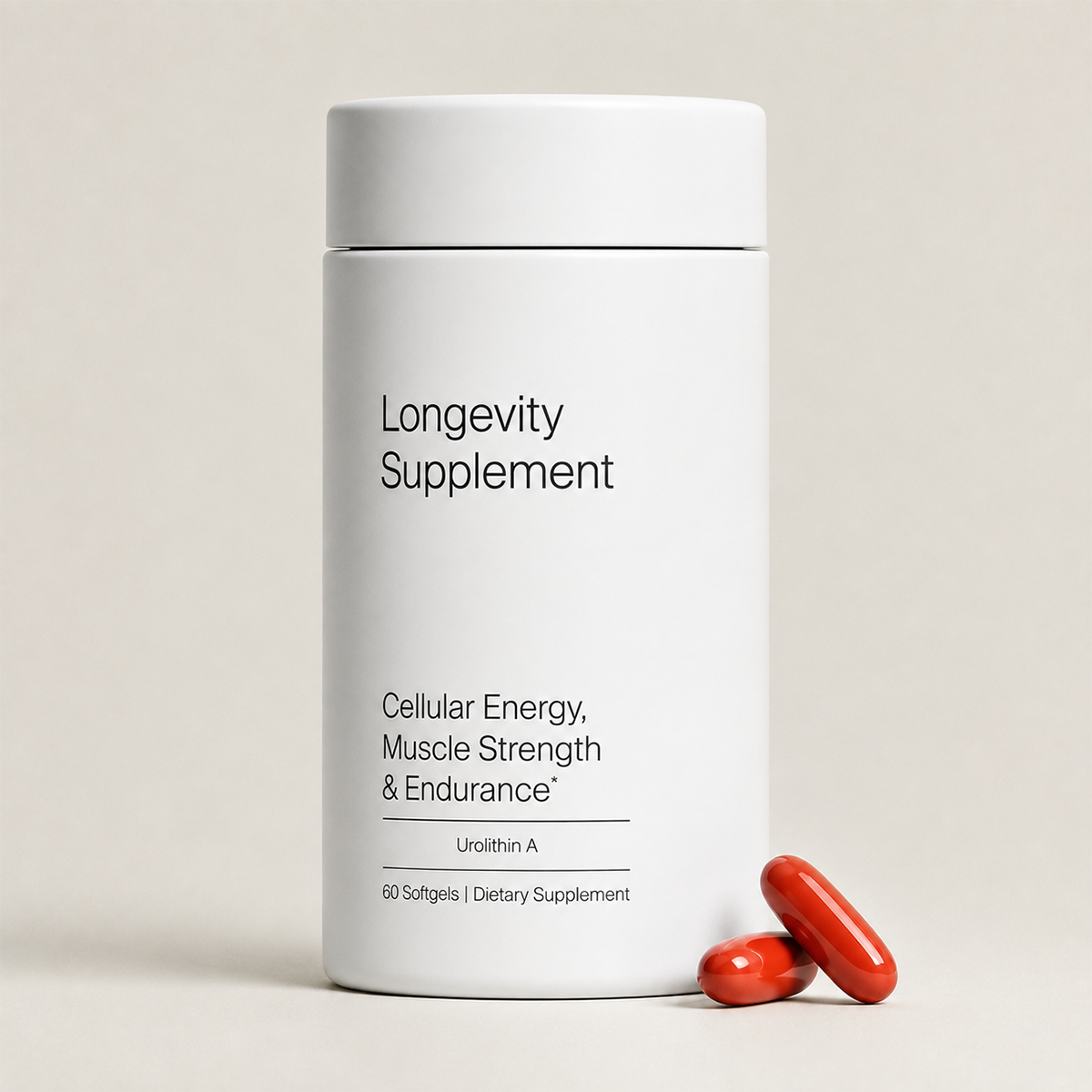 Urolithin A Softgels, Daily Dietary Supplement for Cellular Health, Muscle & Healthy Aging Support