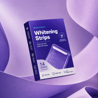 Purple Teeth Whitening Strips