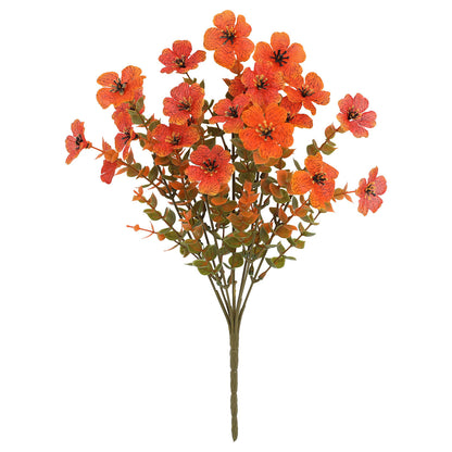 Halloween Artificial Fall Flowers, Realistic UV Resistant Zero Maintenance Outdoor Decor