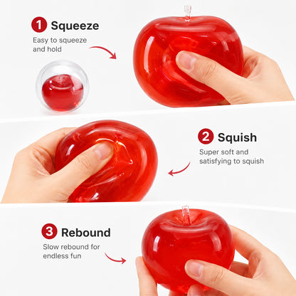 Apple Squishy Stress Ball Toy – 8cm Slow Rising Fidget Toy