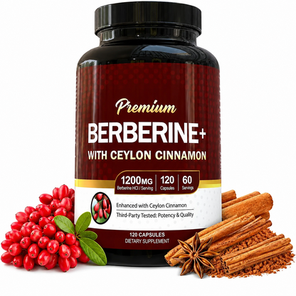 Berberine HCl Capsules with Ceylon Cinnamon