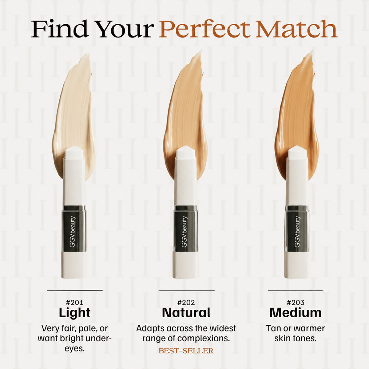 GGVbeauty Color-Changing Foundation Stick