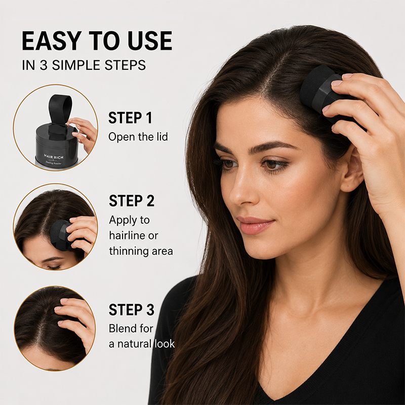 Hairline Powder – Instant Root Touch Up & Volume Boost