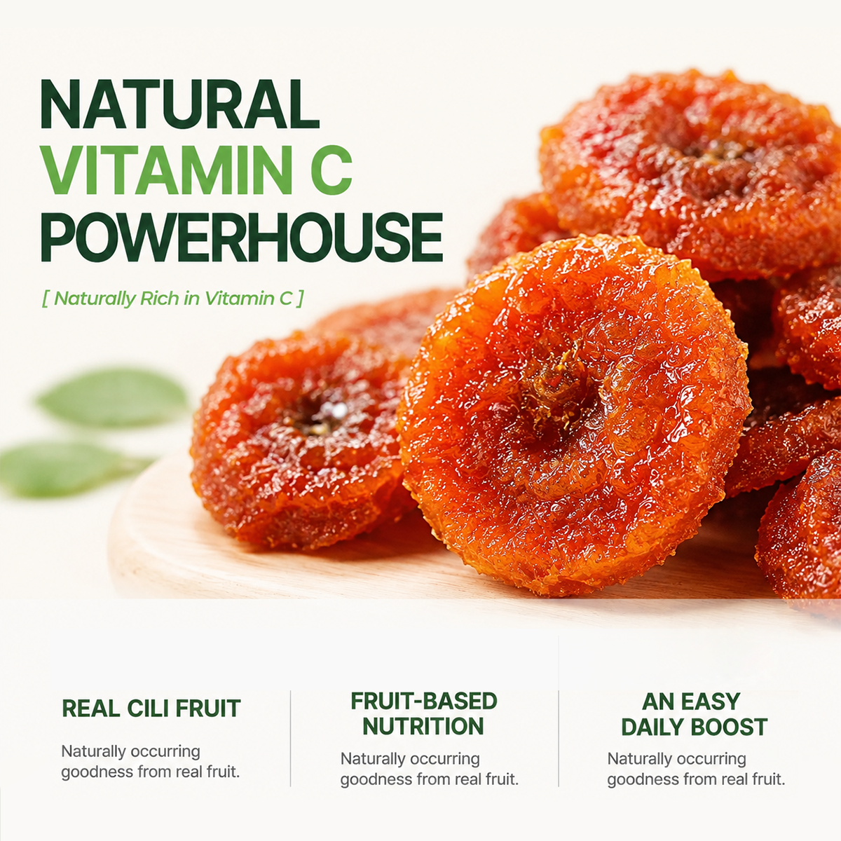 🌼🌼Nature’s Vitamin C King – Dried Cili Superfruit Snack