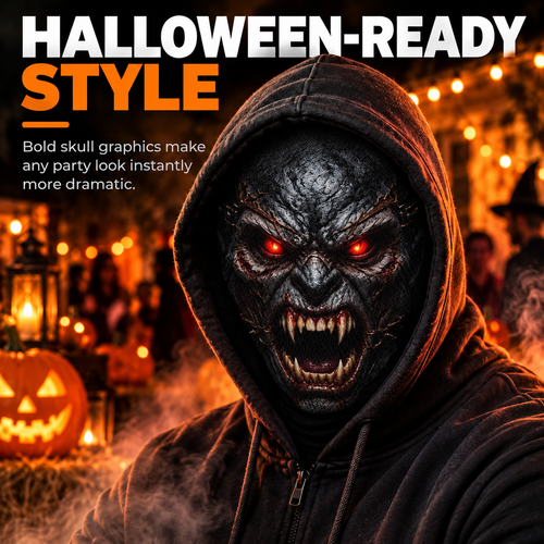 Custom Scary Face Halloween Gifts - Personalized Balaclava Mask