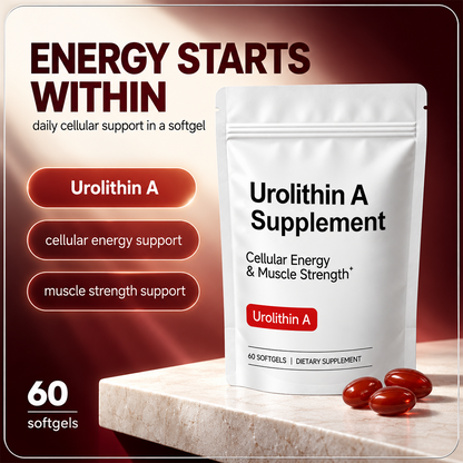 Urolithin A Softgels, Cellular Energy & Muscle Wellness Support
