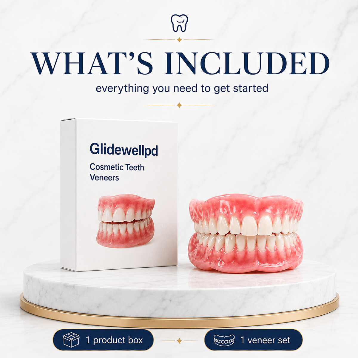 Comfort Full‑Cover Dentures for Senior Women