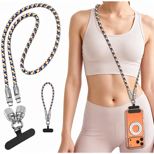 📱 2-in-1 Phone Lanyard & Charging Cable — Hands-Free Carry, Everyday Convenience ⚡
