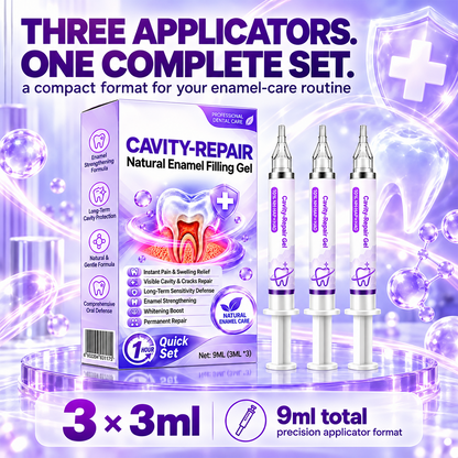 Naturally Repair Damaged Enamel and Whiten Teeth