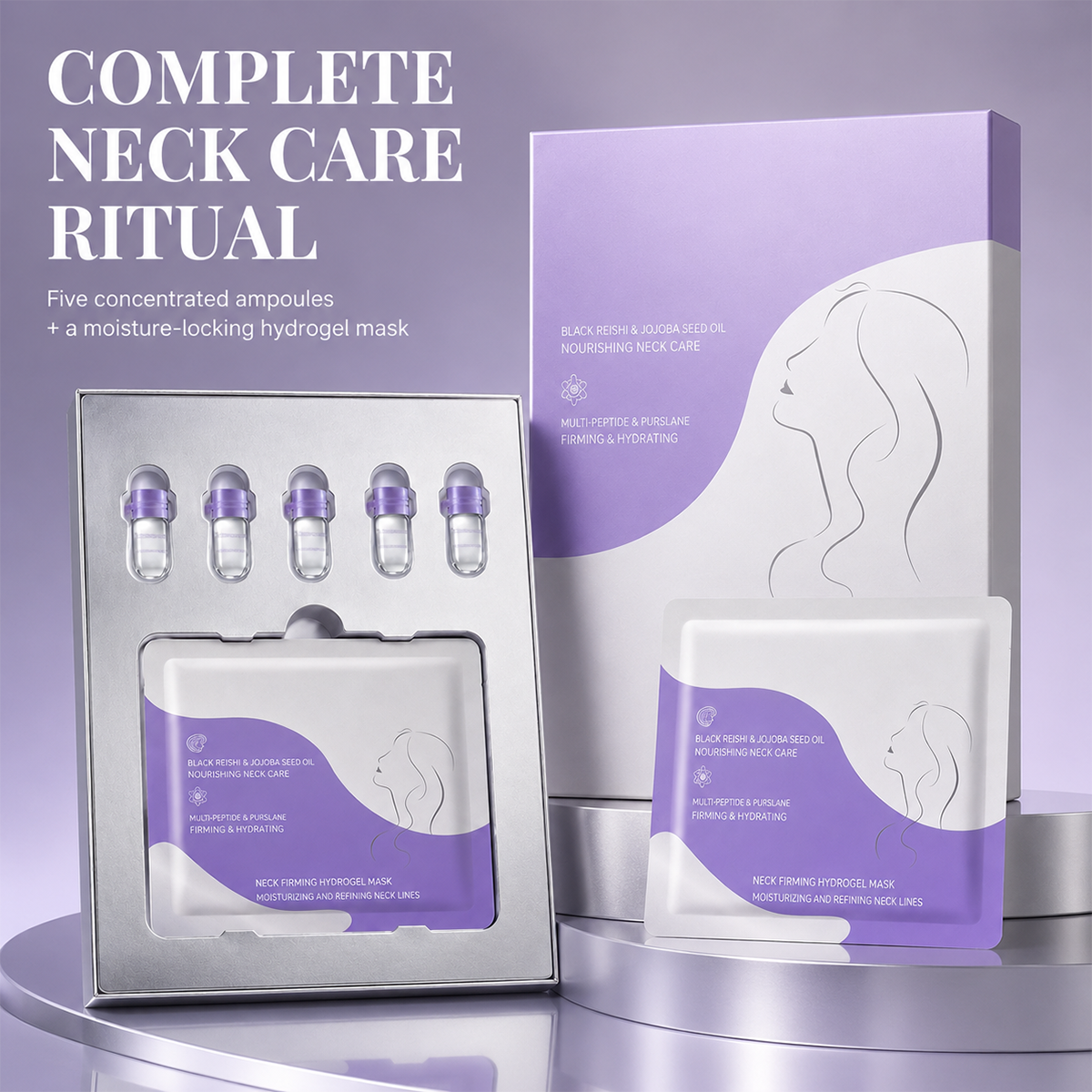 Firming Neck Mask, Fine‑Line Care for Neck Skin