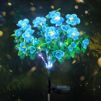 🌸✨ Memorial Garden Bloom Lights – Featuring Ultra-Realistic Artificial Petals, Solar-Powered & Weatherproof🏡🌪️