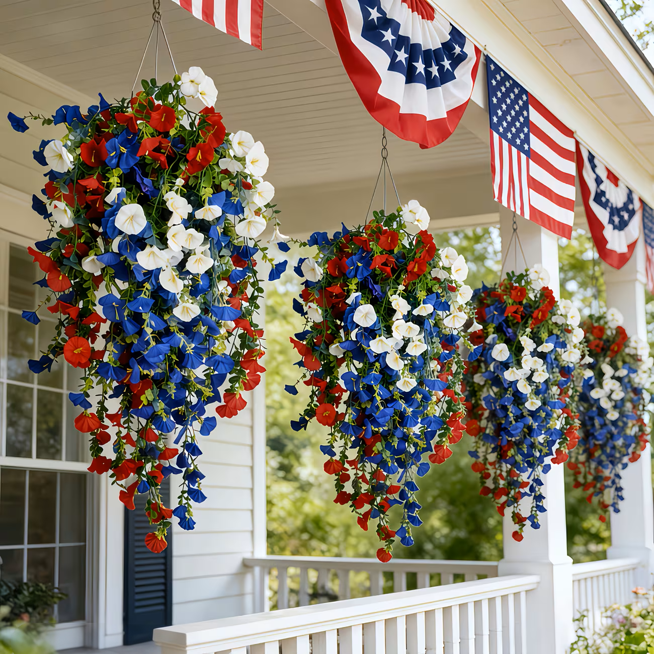 4th of July Decoration Tricolor Patriotic Artificial Flower