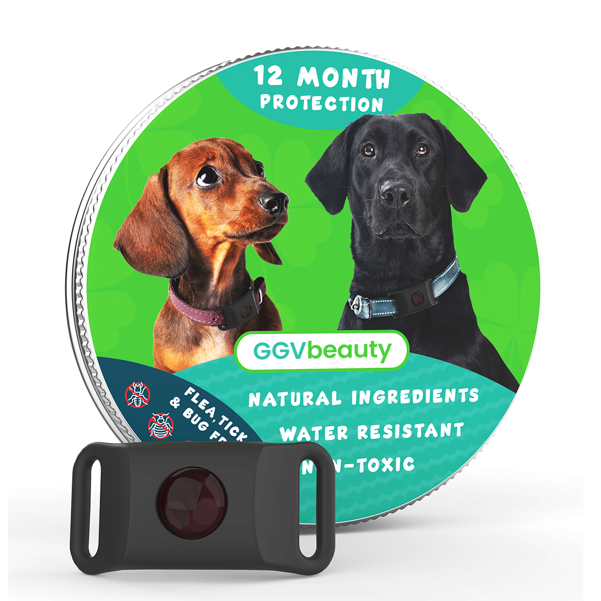 GGVbeauty 12 Month Flea Tick Pet Protector